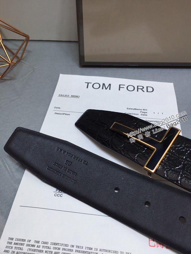 TOM FORD商務男士皮帶 湯姆福特雙面小牛皮腰帶  jjp1874